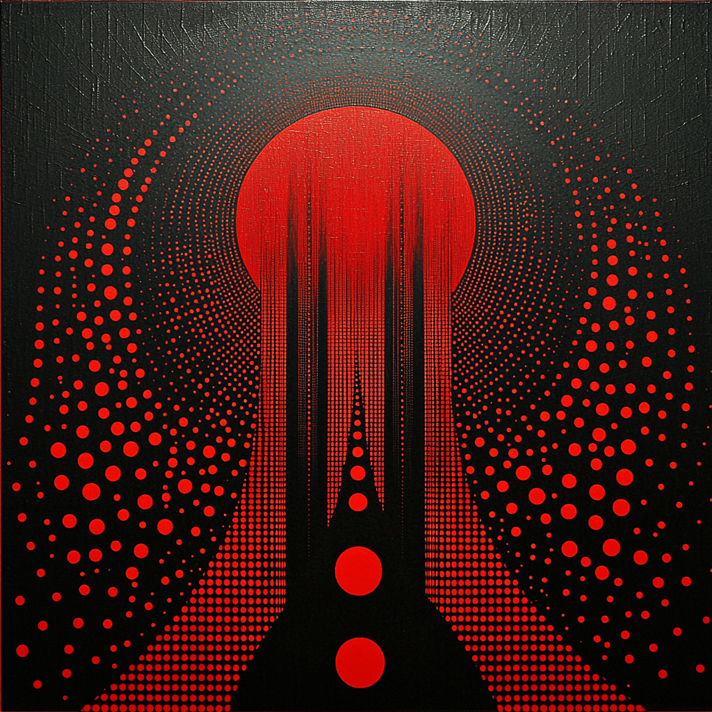 Yayoi Kusama Inspired Spiritual Symmetry Painting By Numbers Kit