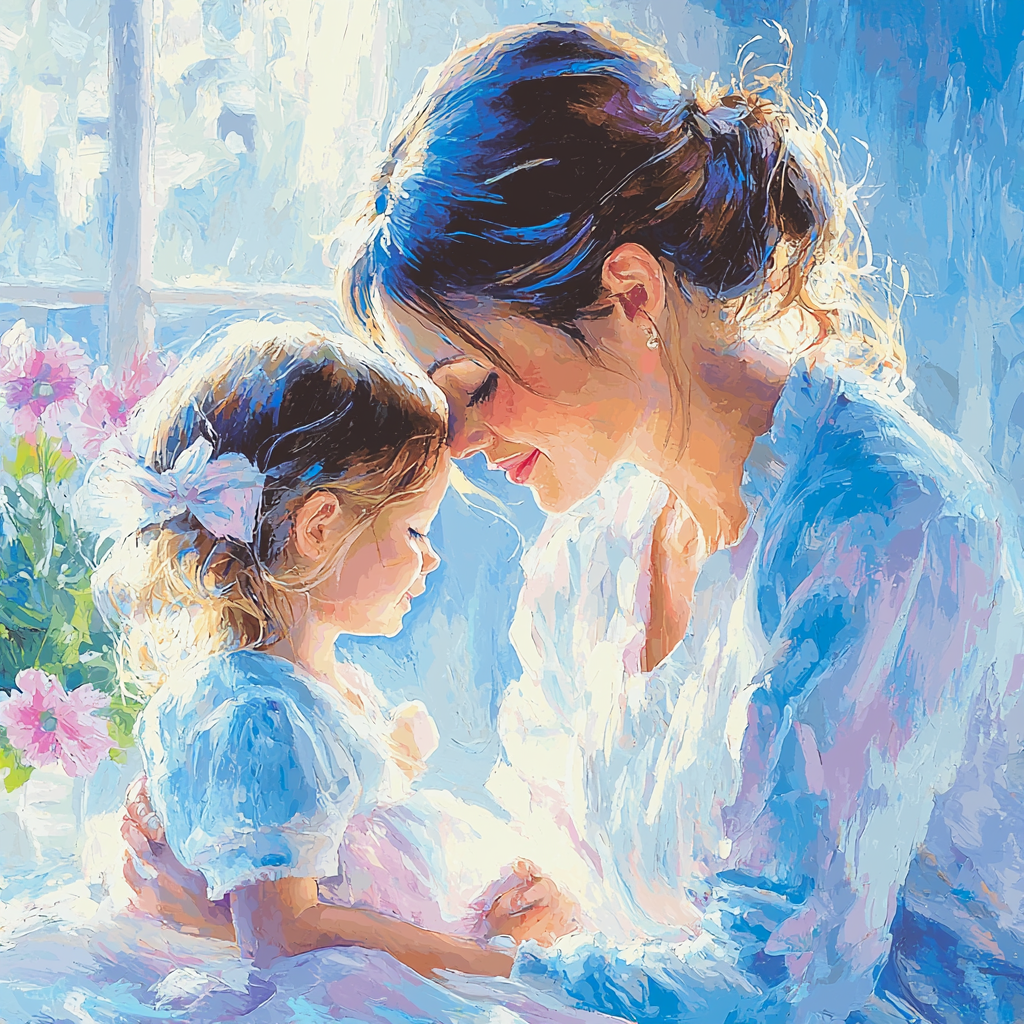 Mother's Caress Painting By Numbers Kit