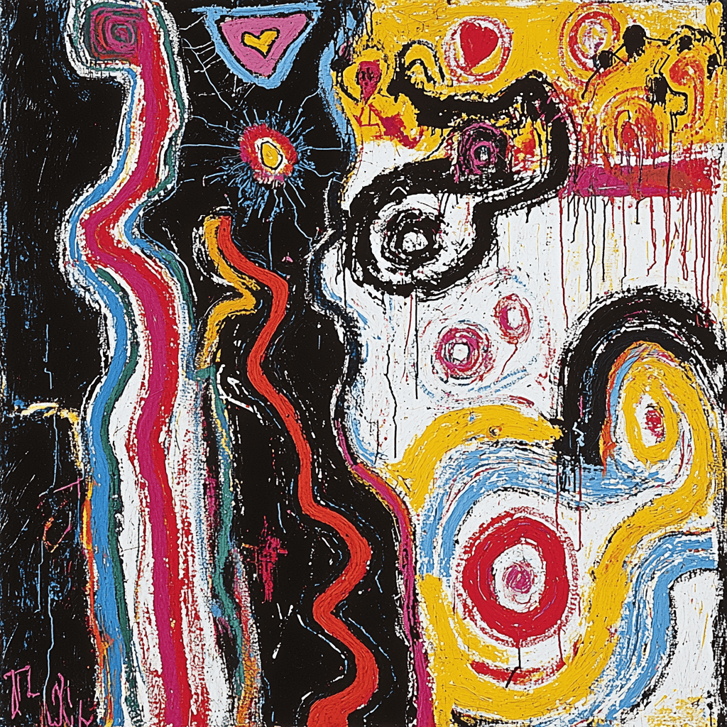 Jean-Michel Basquiat Inspired Threads Of Emotion Paint By Numbers Kits
