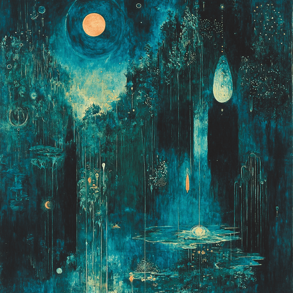 Max Ernst Inspired Celestial Dream Symphony Paint By Numbers