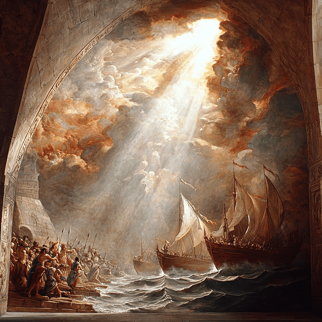 Henry Fuseli Inspired Ancient Mythical Voyage Paint By Numbers Art