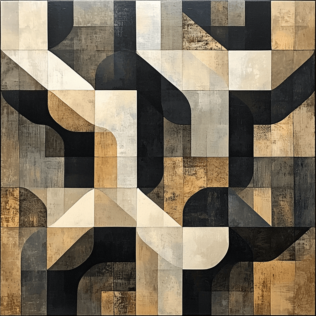 M.C. Escher Inspired Fluid Symmetries Paint By Numbers Art