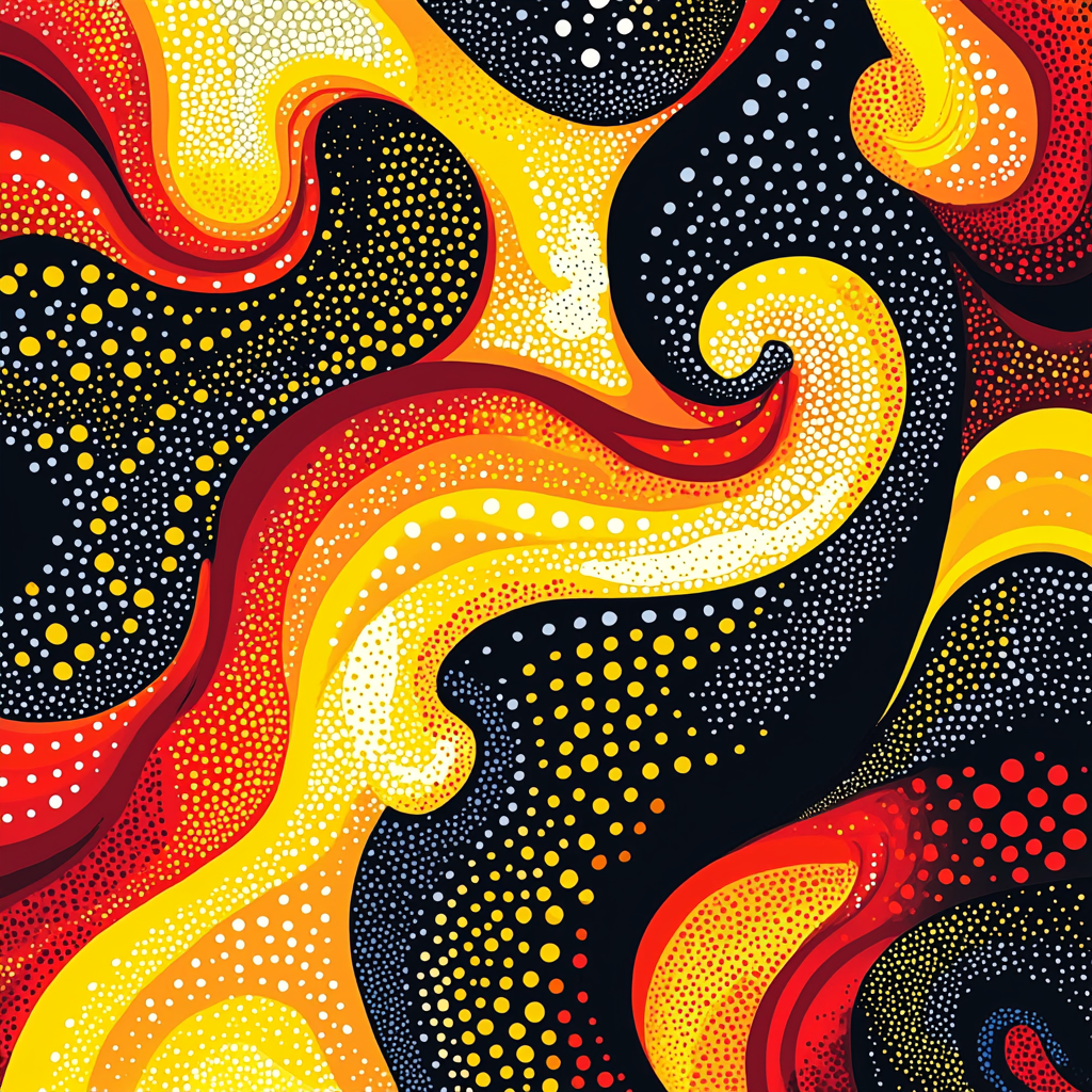 Yayoi Kusama Inspired Endless Loop Of Harmony DIY Paint By Numbers