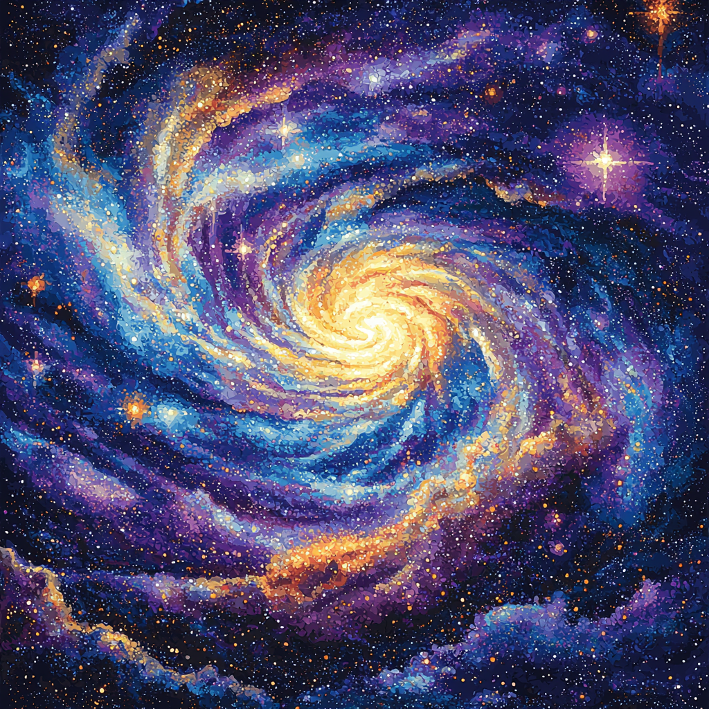 Georges Seurat Inspired Stellar Harmony Numbered Painting Kits