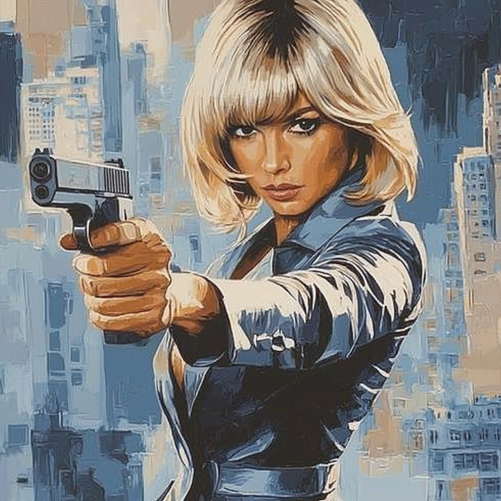 Charlize Theron: Aces High With Atomic Blonde Flair Painting Number Kit