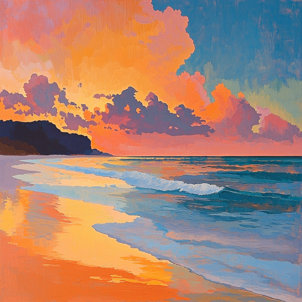 Winslow Homer Inspired Blissful Sunset Shores Paint By Numbers Kits