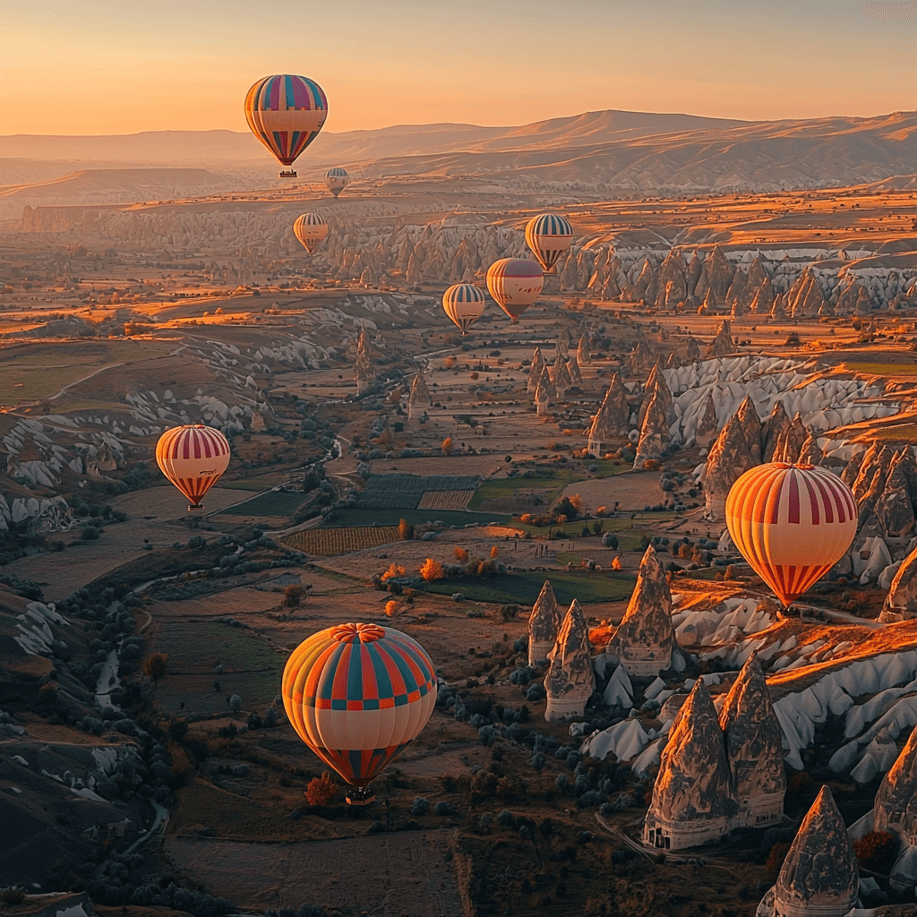 Cappadocia's Hot Air Balloons Numbered Painting Kits