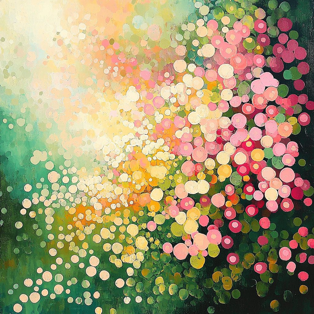 Georges Seurat Inspired Infinite Bloom Paint By Numbers Art