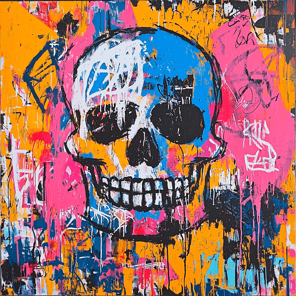 Jean-Michel Basquiat Inspired Basquiat's Urban Rhythms Paint By Number