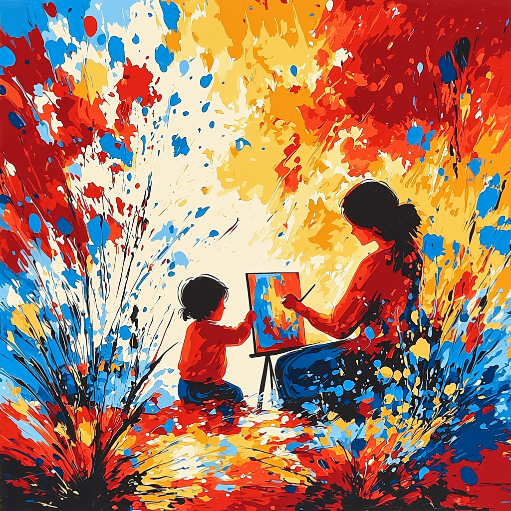 A Canvas Of Love Painting Number Kit