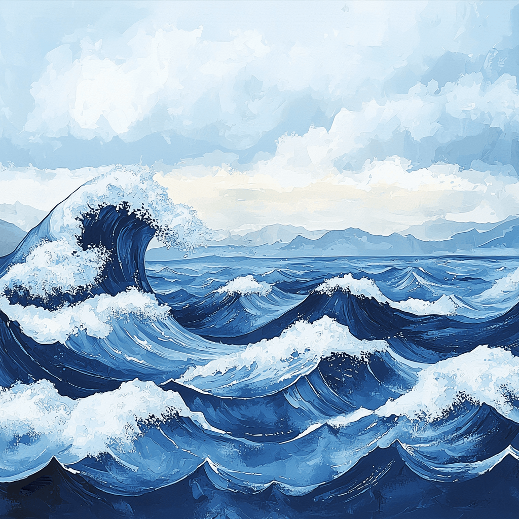 Katsushika Hokusai Inspired The Timeless Nautical Paint By Numbers Art