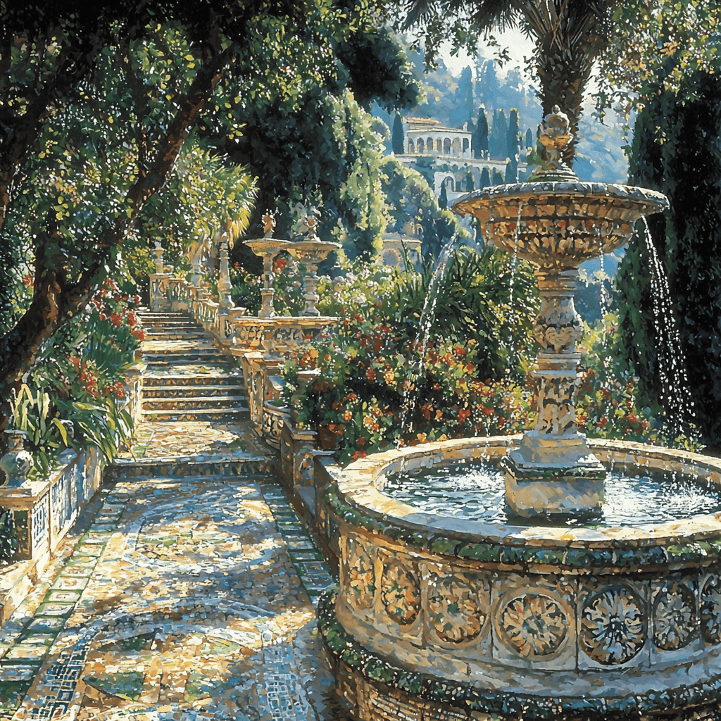 The Hidden Garden At Villa D'Este Paint By Number