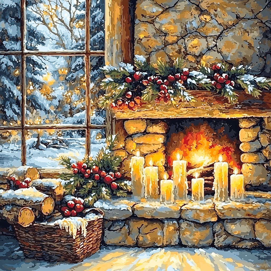 In The Glow Of Mother's Light Paint By Color