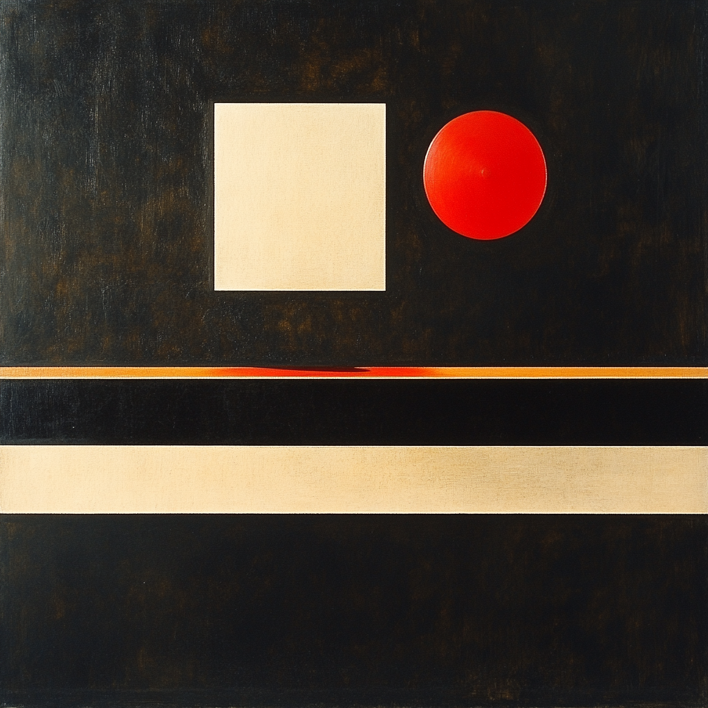 Kazimir Malevich Inspired Void Equilibrium paint by numbers