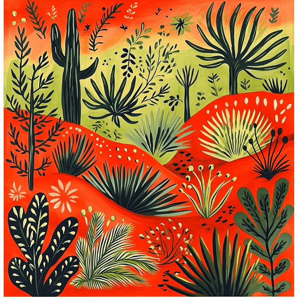 Frida Kahlo Inspired Symbolic Wilderness Paint By Numbers