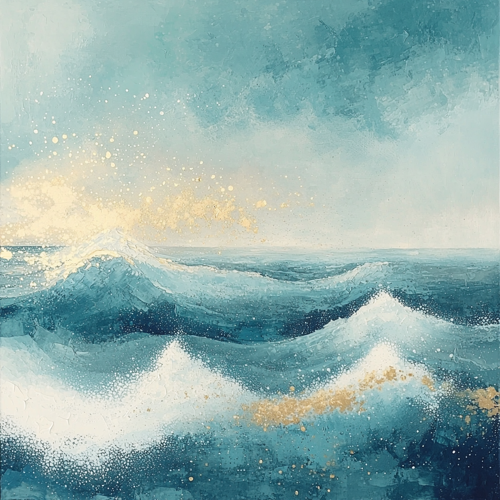 Georges Seurat Inspired Serenade Of The Waves Paint By Numbers Kits