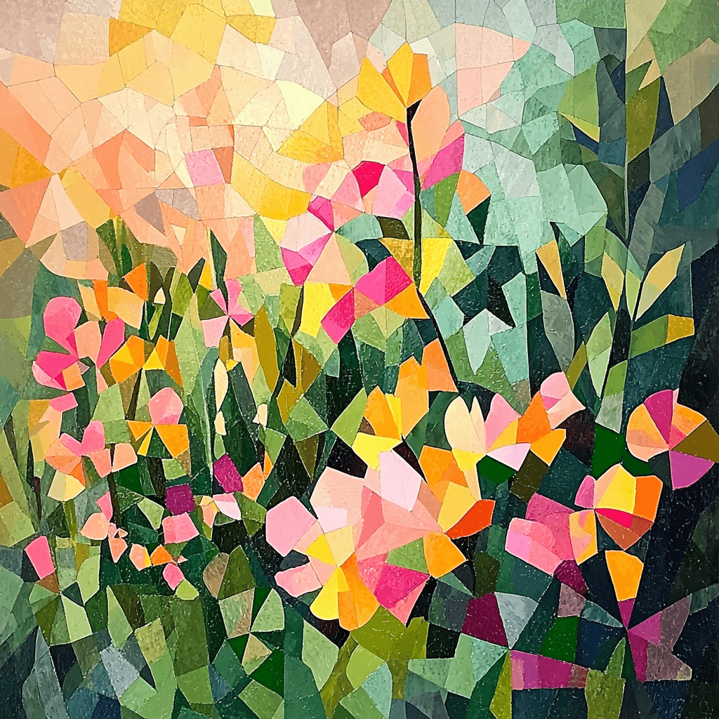 Paul Cézanne Inspired Geometric Garden Symphony Painting By Numbers Kit