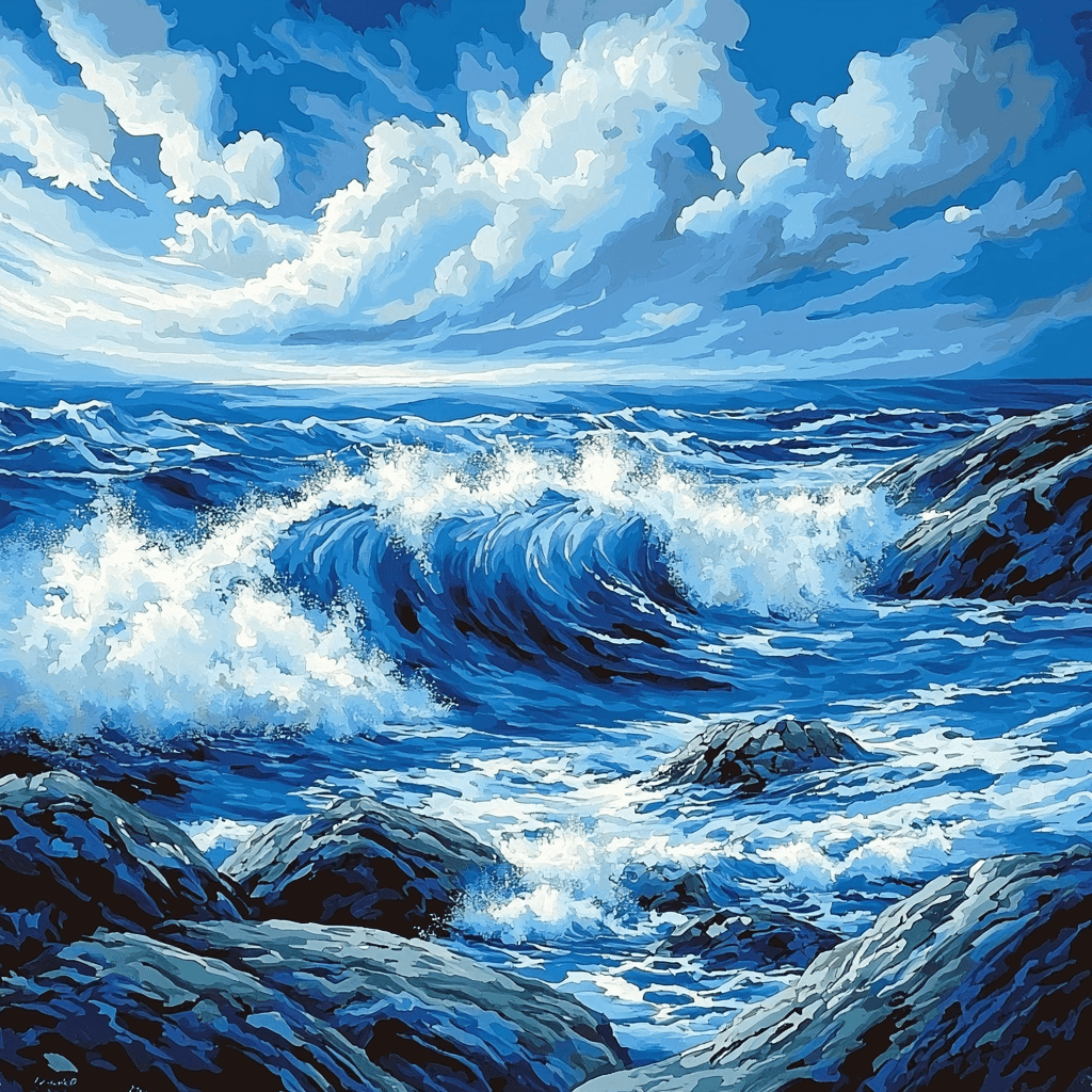 Winslow Homer Inspired Dance Of The Sea Paint By Numbers Kits