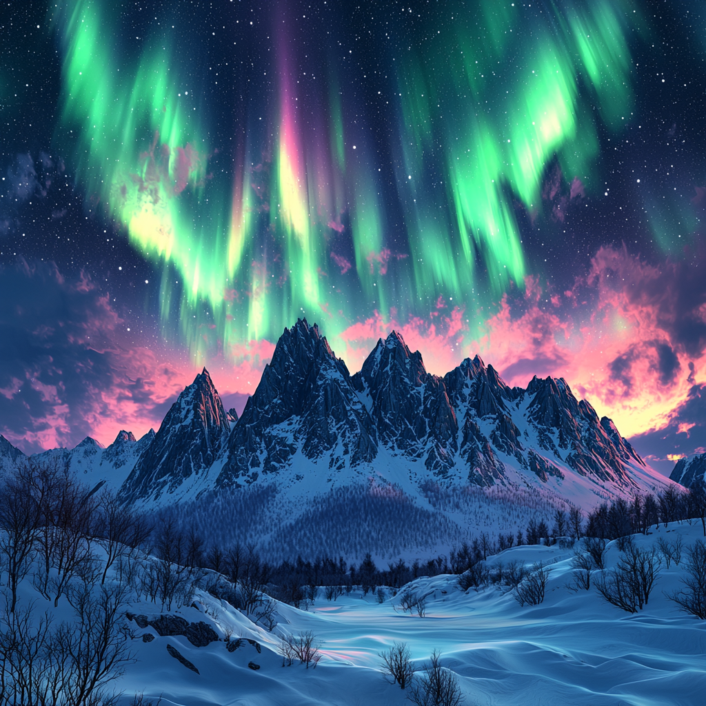 The Northern Lights - Norway Paint By Numbers
