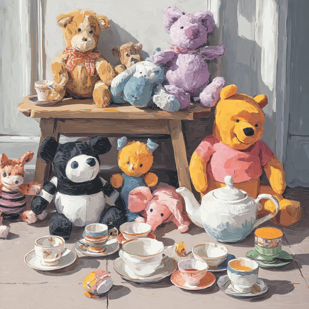 Tea Party With Teddy Paint By Number
