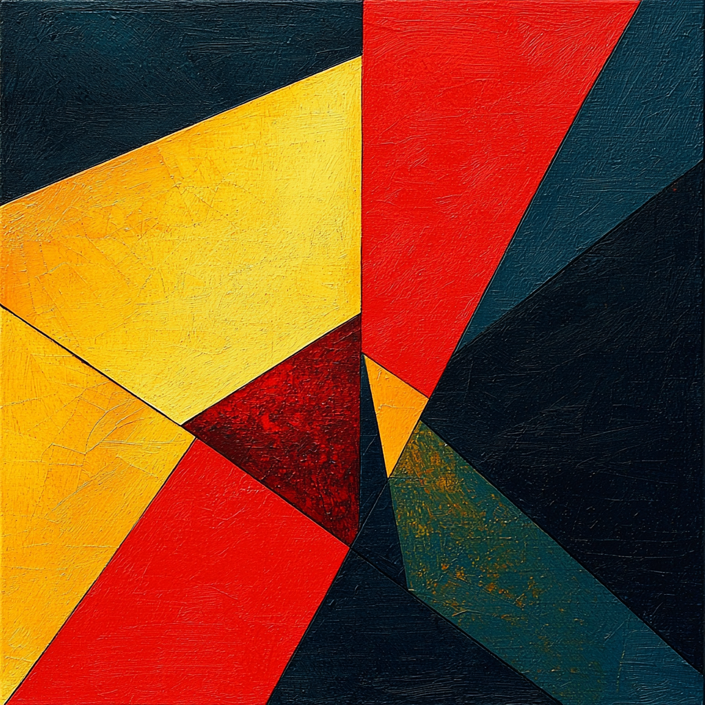 Kazimir Malevich Inspired Chroma Dynamics Paint By Numbers Kits