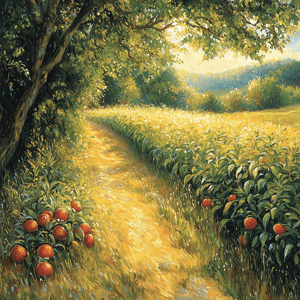 Pierre-Auguste Renoir Inspired Glistening Harvest Paint By Numbers Art