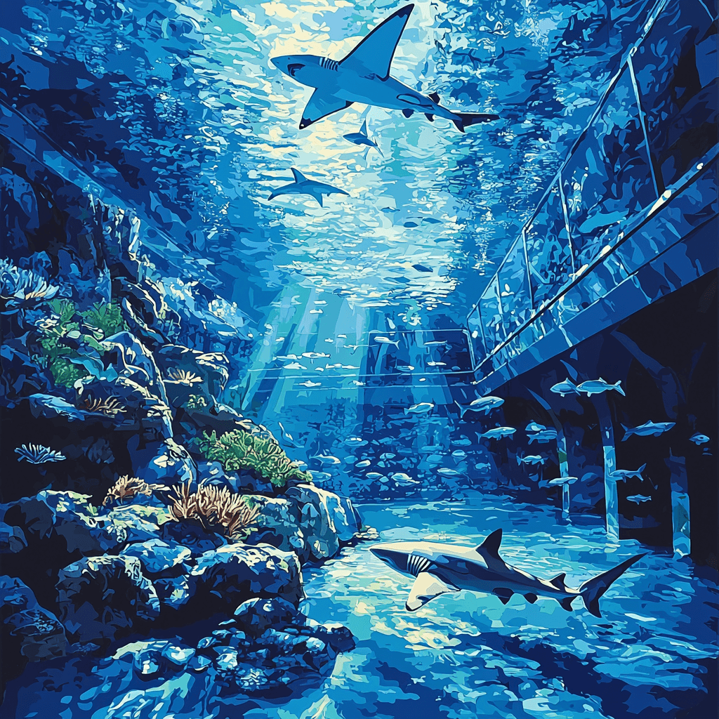 Lisbon Oceanarium - Lisbon, Portugal DIY Paint By Numbers