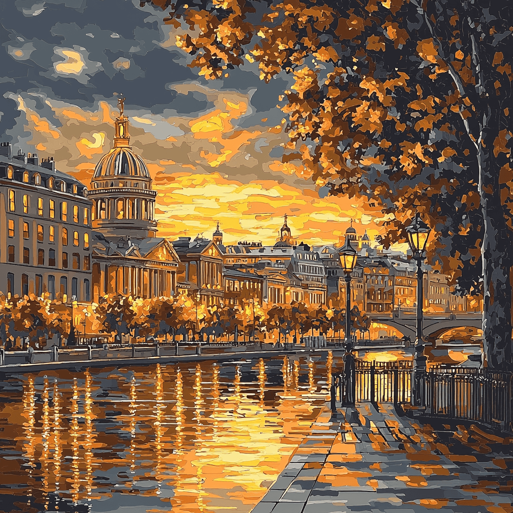 Turner Inspired Historical Cities Of Europe Numbered Painting Kits