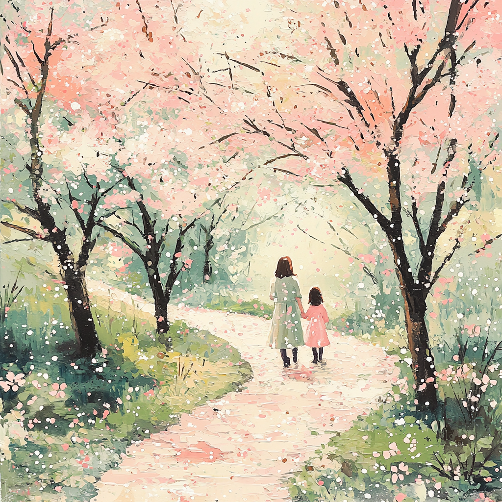 Blossoming Journey Painting Number Kit