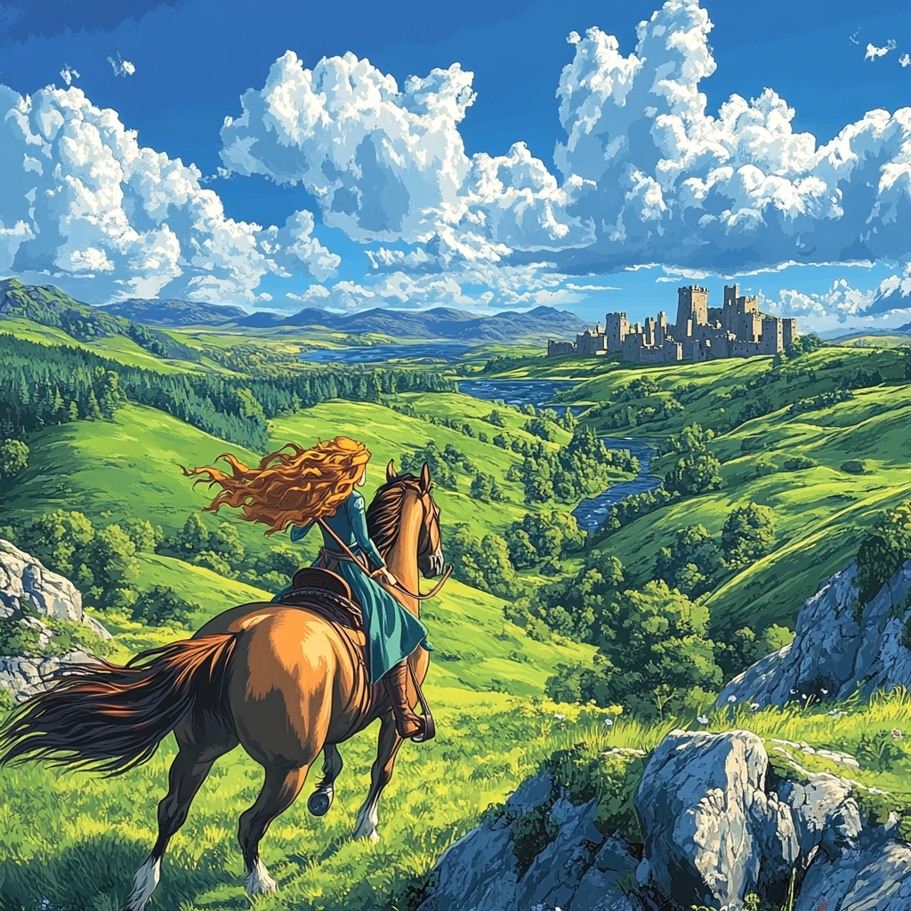 Merida’s Highland Journey paint by number