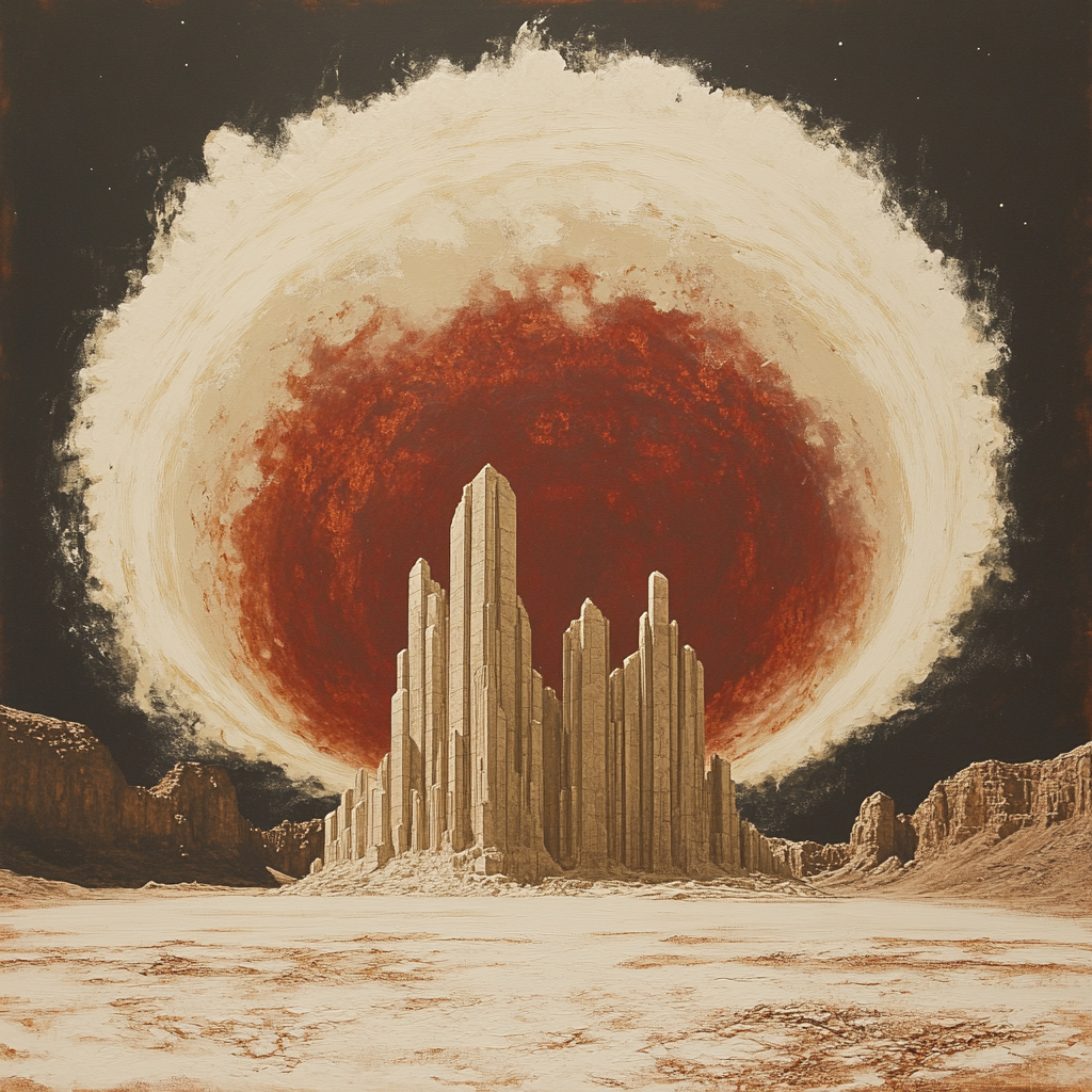 Michelangelo Inspired Comet Cathedral Paint by numbers kits