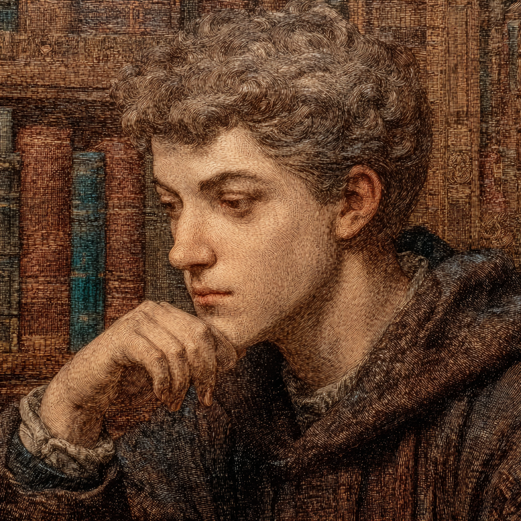 Leonardo Da Vinci Inspired Renaissance Portrait In Library painting number kit