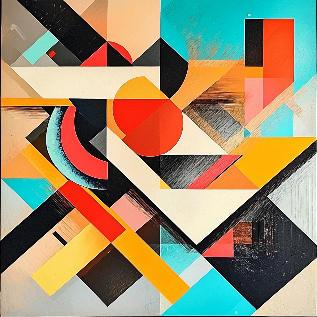 Kazimir Malevich Inspired Geometric Vision Numbered Painting Kits