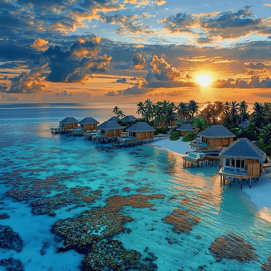 Maldives Beaches Paint By Number