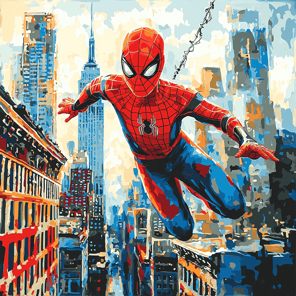 Tom Holland: Webslinger Extraordinaire Numbered Painting Kits