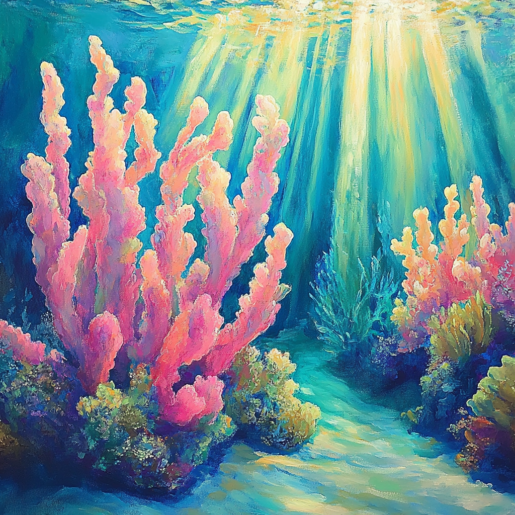 Edgar Degas Inspired Coral Ballet Painting by numbers kit