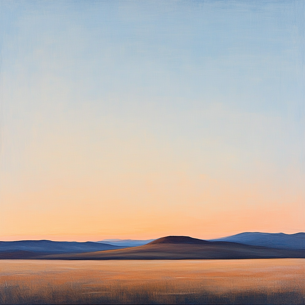 Georgia OKeeffe Inspired Desert Skies Paint by numbers kits