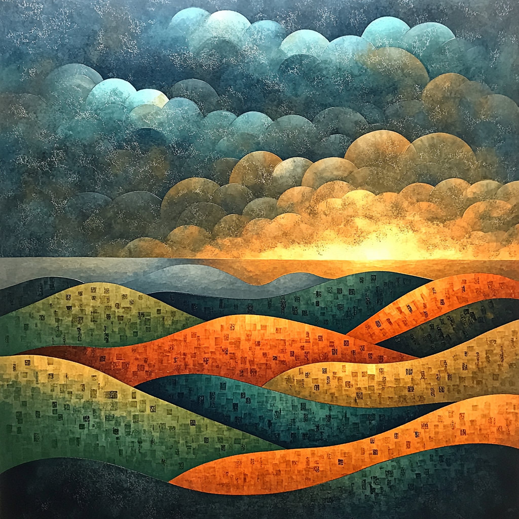 Frederick Varley Inspired Wind Swept Autumn Hills DIY paint by numbers