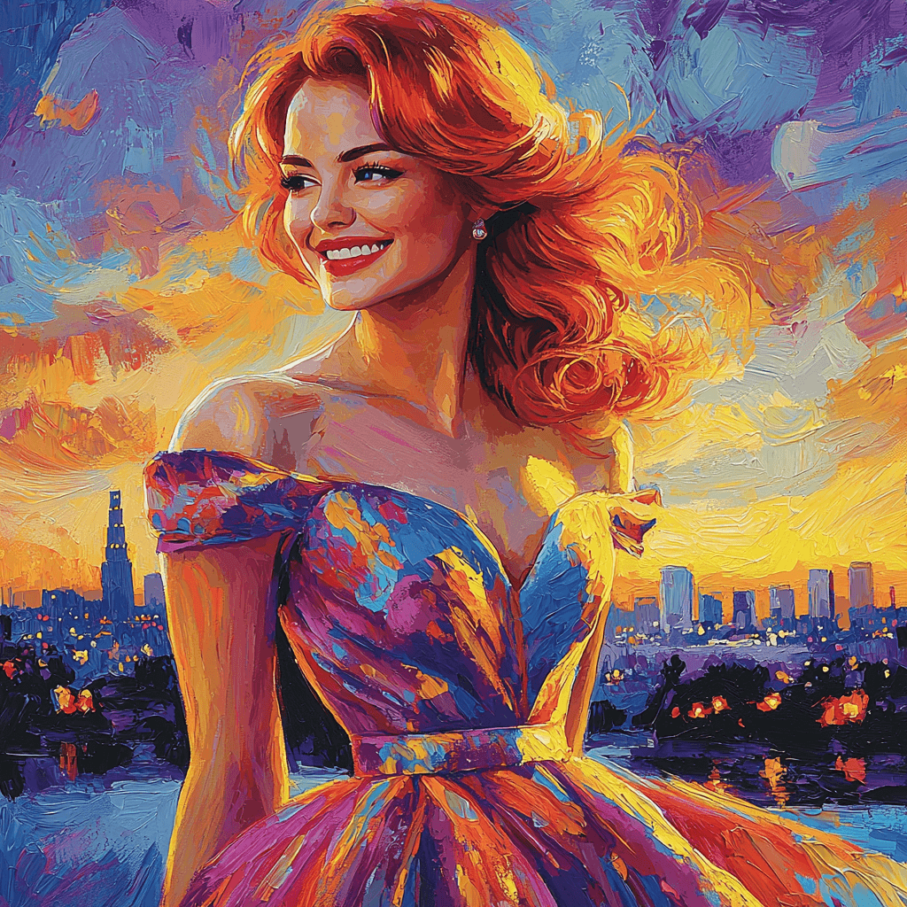 Emma Stone: Unmasking The Enchantment Of La La Land DIY Paint By Numbers