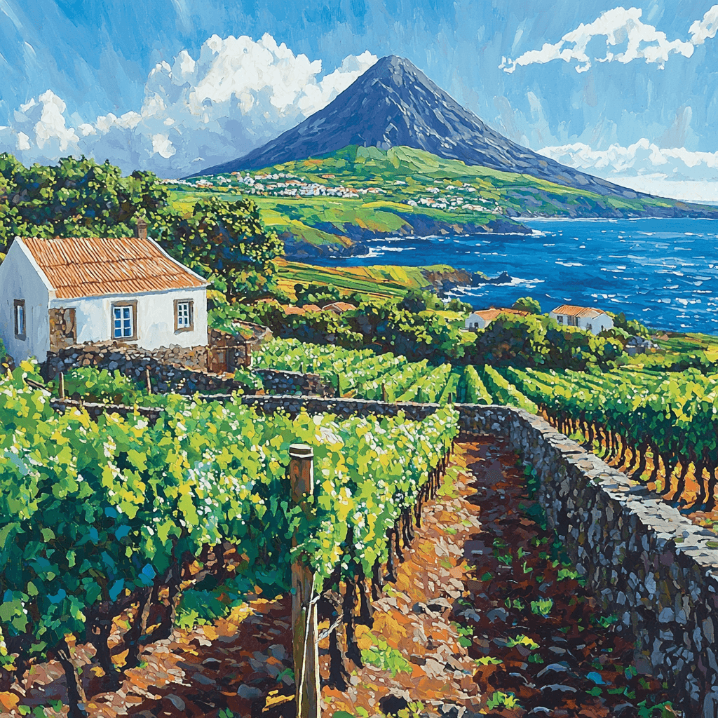 Pico Island - Azores, Portugal Number Painting