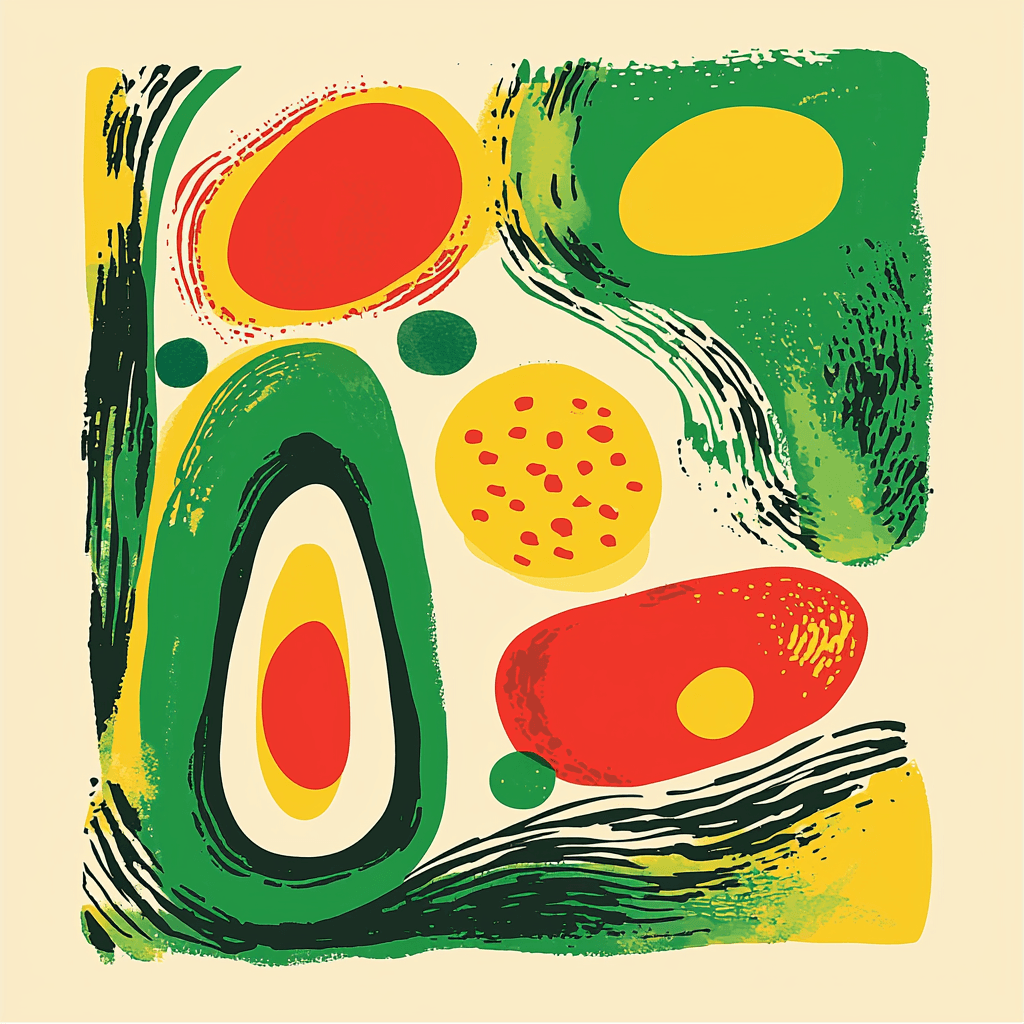 Joan Miró Inspired Imaginative Journeys Number Painting