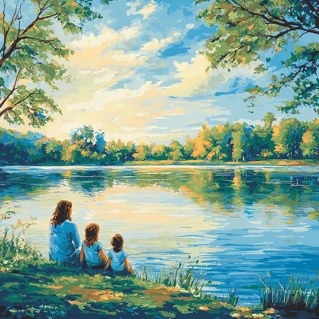 Reflective Waters Paint By Number