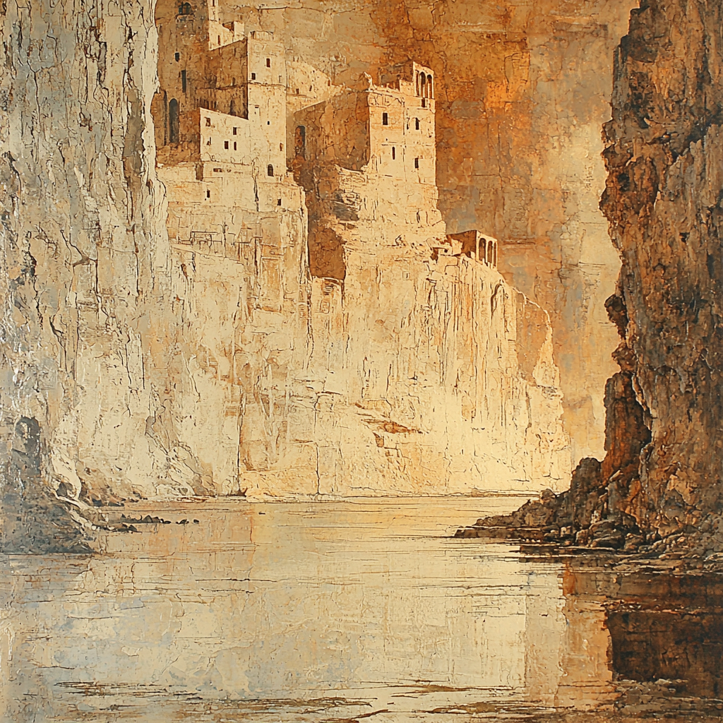 Michelangelo Inspired Veil Of Nature Paint By Numbers Art