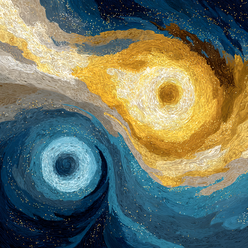 Michelangelo Inspired Cosmic Dance paint by numbers