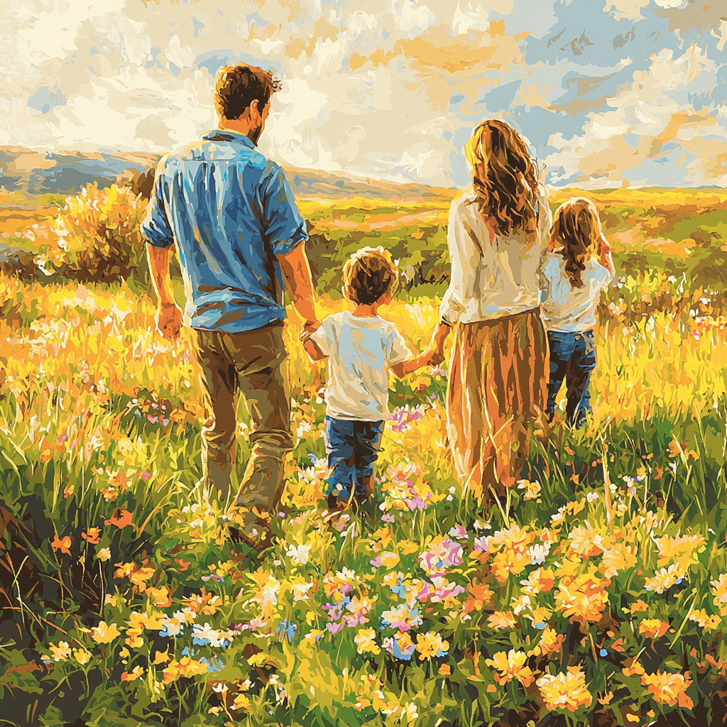 The Garden Of Growth Numbered Painting Kits