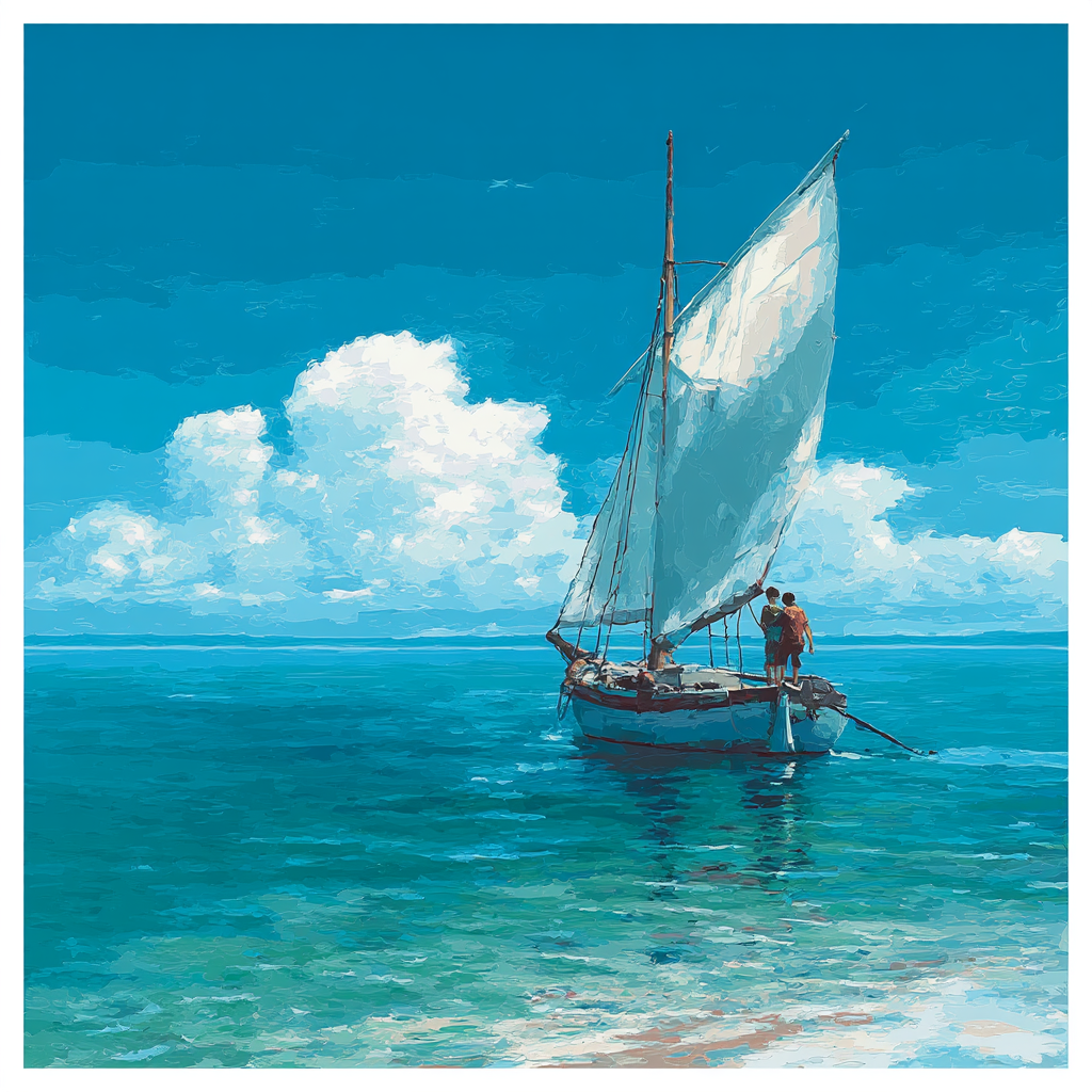 Sailing With Dreams Paint By Color