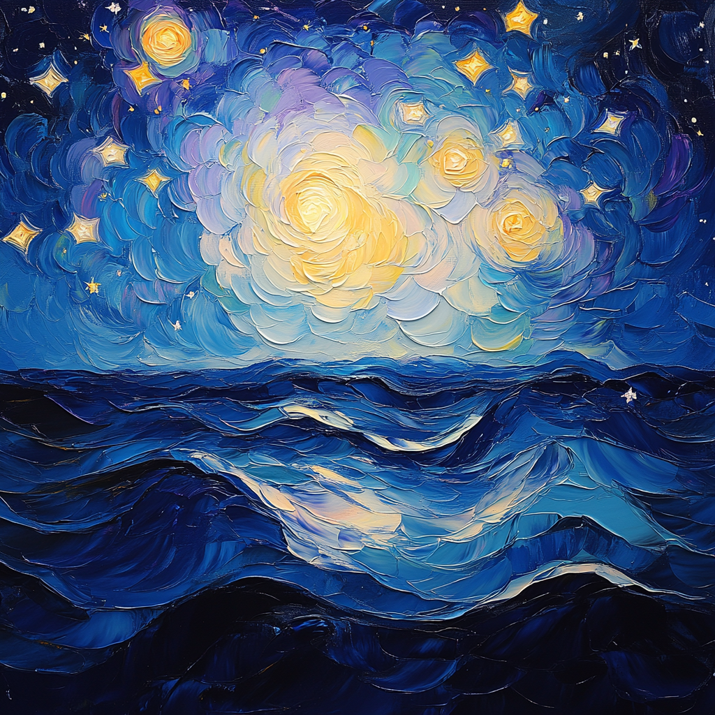 Jean-Paul Riopelle Inspired Celestial Harmony paint by number