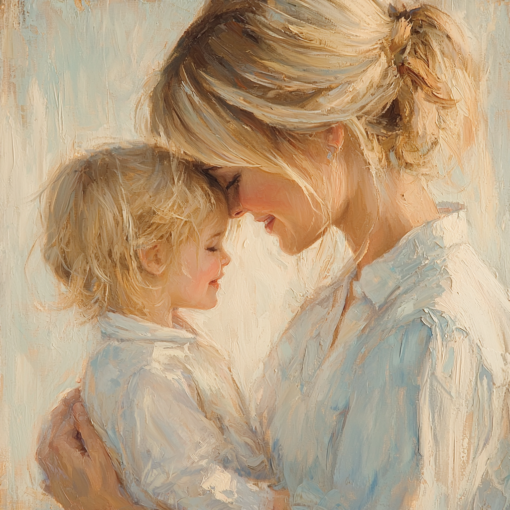 Eternal Mother's Embrace Paint By Color
