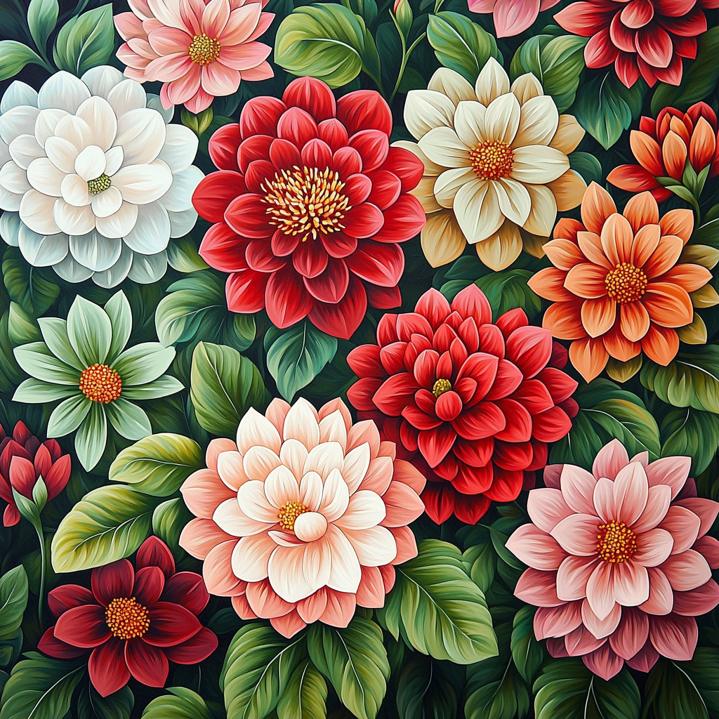 Frida Kahlo Inspired Blooming Emotions Painting By Numbers Kit