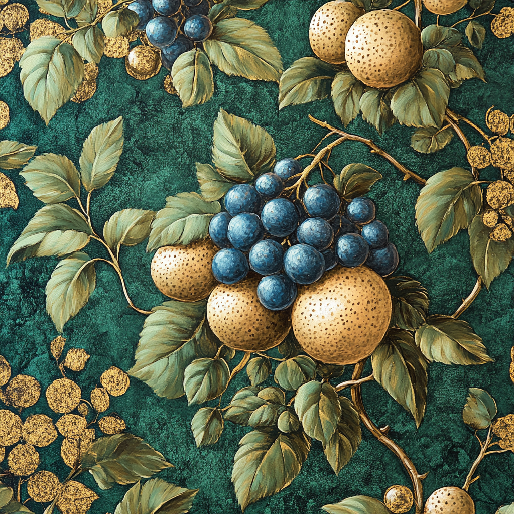 Klimt Inspired Golden Still Life DIY paint by numbers